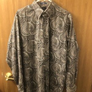 Paisley Patterned Men's Shirt